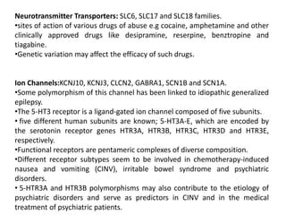 PHARMACOGENOMIC BIOMARKERS AS 
PREDICTORS OF ADVERSE DRUG REACTIONS 
Gene Relevant Drug 
TMPT 6-mercaptopurines 
UCT1A1*28...
