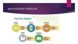 personalized medicine
 