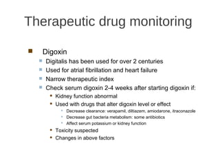 Pharmacogenetics and therapeutic drug monitoring practice | PPT