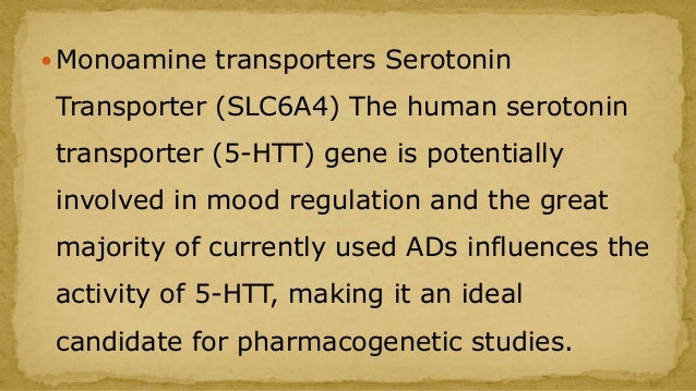 Pharmacogenetics of antipsychotic and antidepressent