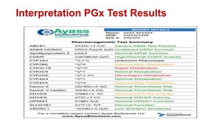 Pgx Testing Pharmacogenetic testing in clinical settings | PPTX