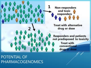 POTENTIAL OF
PHARMACOGENOMICS
 