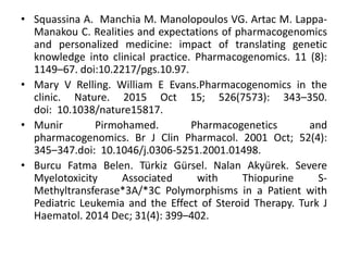 Mary Relling Pharmacogenomics | PPTX