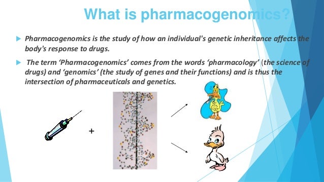 Drugs and Genes - Pharmacogenomics