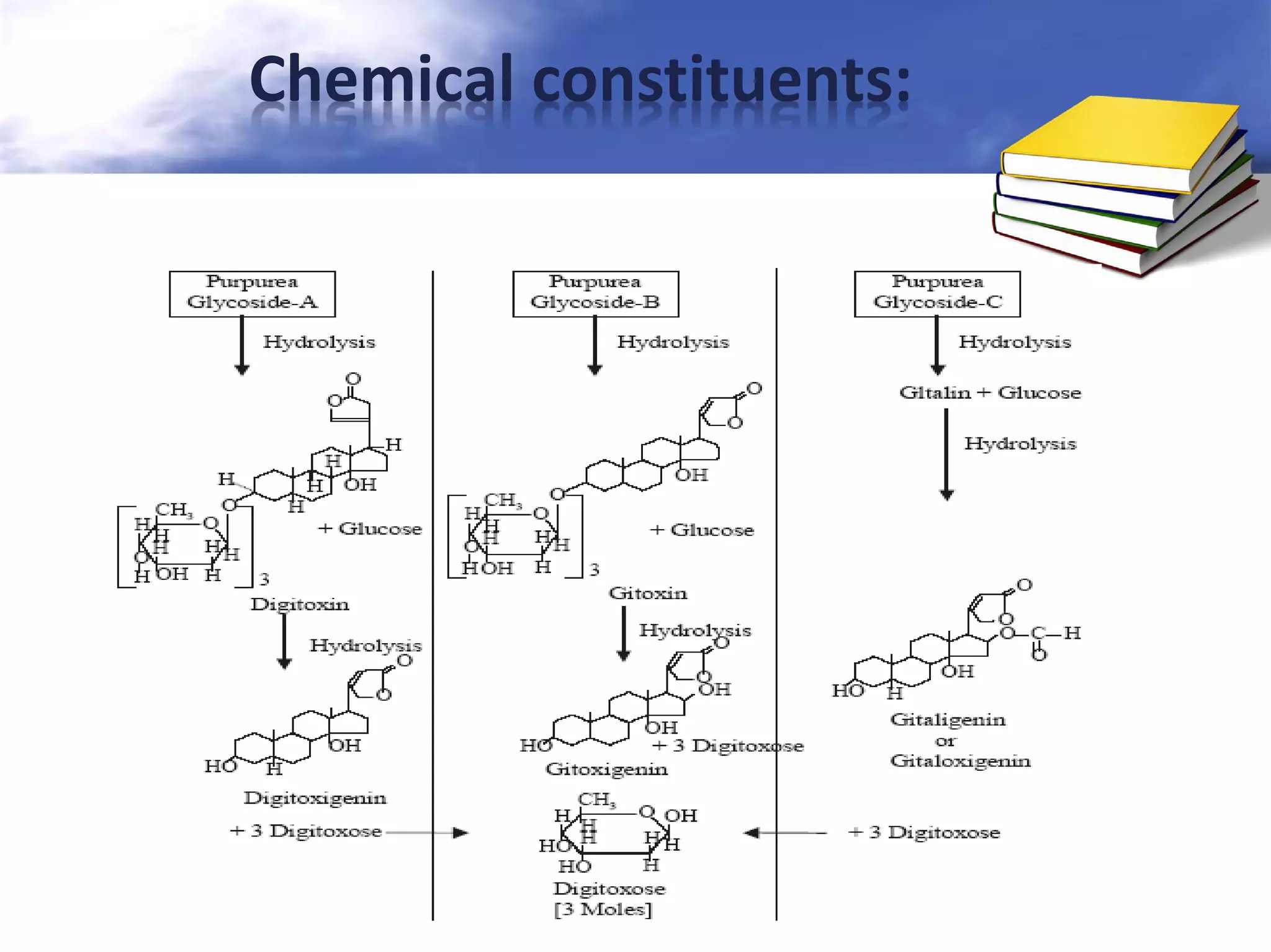Chemical constituents:

 