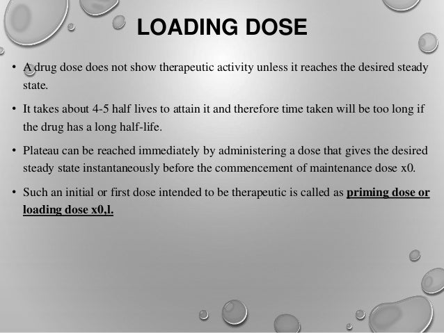 Loading Dose