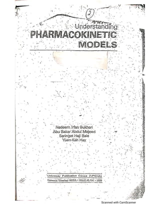 Pharmacokinetic models