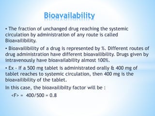 Pharmacokinetics | PPTX