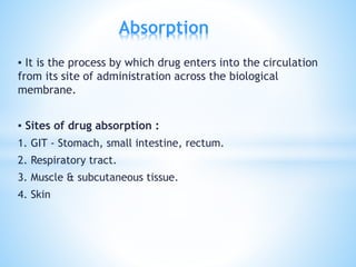 Pharmacokinetics | PPTX