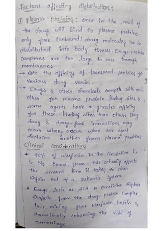 Pharmacokinetics - Absorption, Distribution.pdf