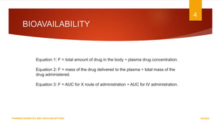 PHARMACOKINETICS AND DRUG RECEPTORS.pptx.ppt