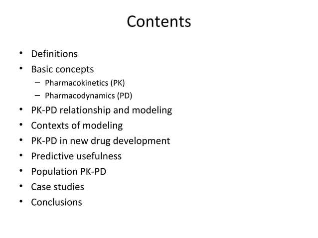 Pharmacokinetics and Pharmacodynamics | PPT