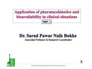 © Advanced Biopharmaceutics & Pharmacokinetics
 