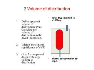 PHARMACOKINETICS CHART 2 2020 batch.pptx | Chemistry | Science