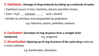 Pharmacokinetics metabolism and excretion | PPTX