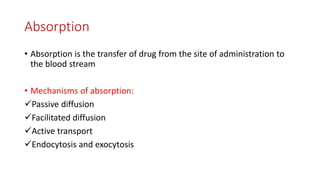 Pharmacokinetics principles 1 | PPTX