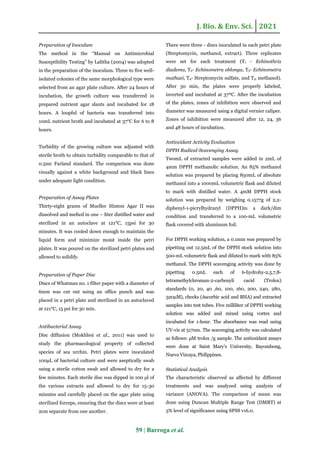 Pharmacological activity of the methanolic extract of sea urchins ... - Mokhlesi Et Al
