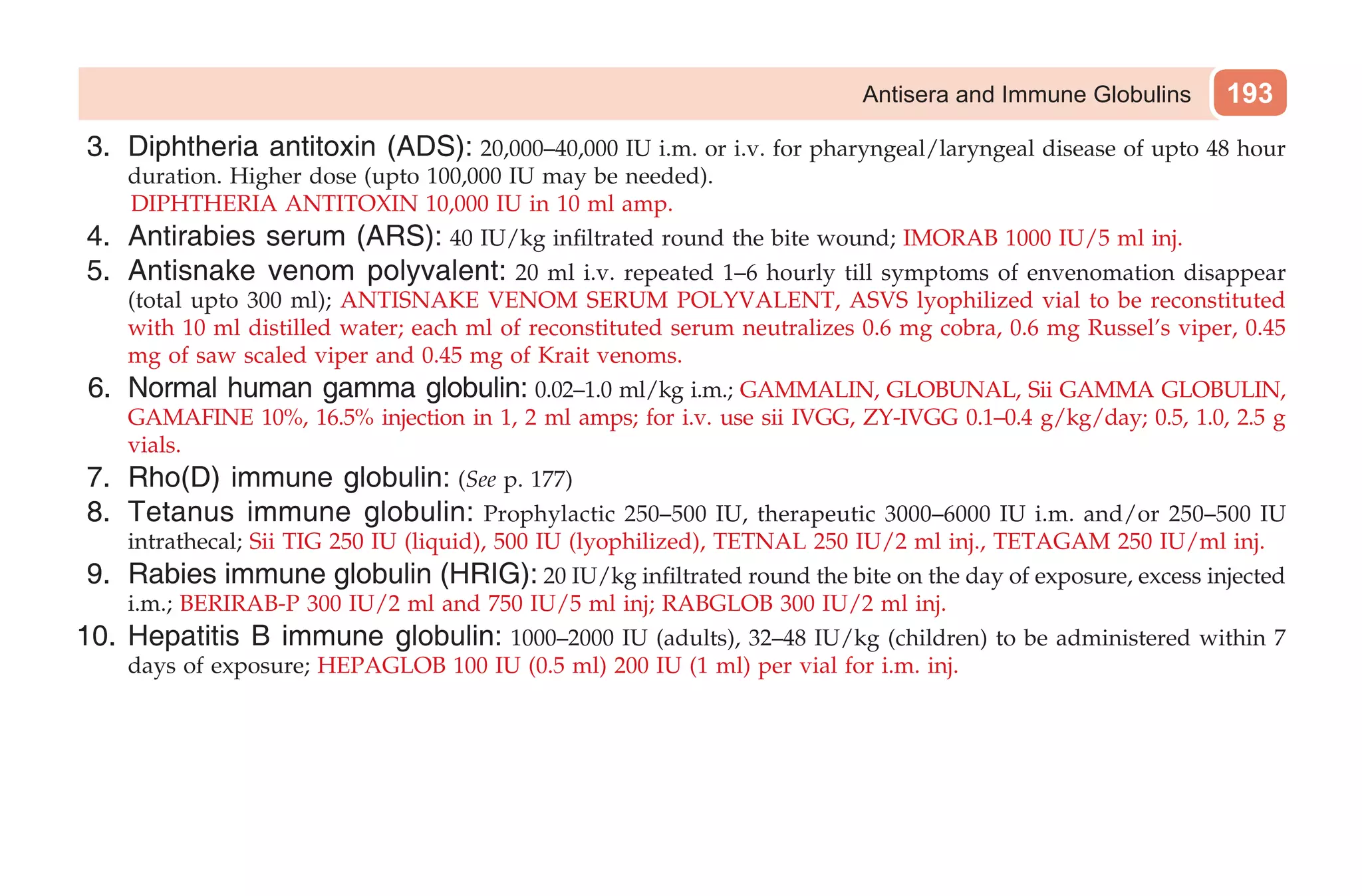 Pharmacological Classification of Drugs with Doses and Preparations ...