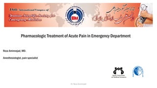 Pharmacological Pain Control in Emergency Department | PDF