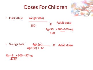 Pharmacologic considerations in pediatric dentistry | PPT