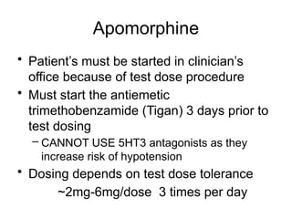 _Pharmacologic_Management_of_Parkinsons_Disease_2_.ppt