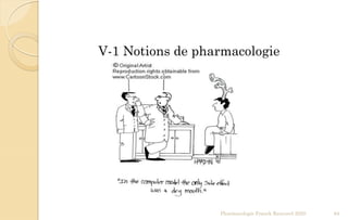 Pharmacologie Franck Rencurel 2020 94
V-1 Notions de pharmacologie
 