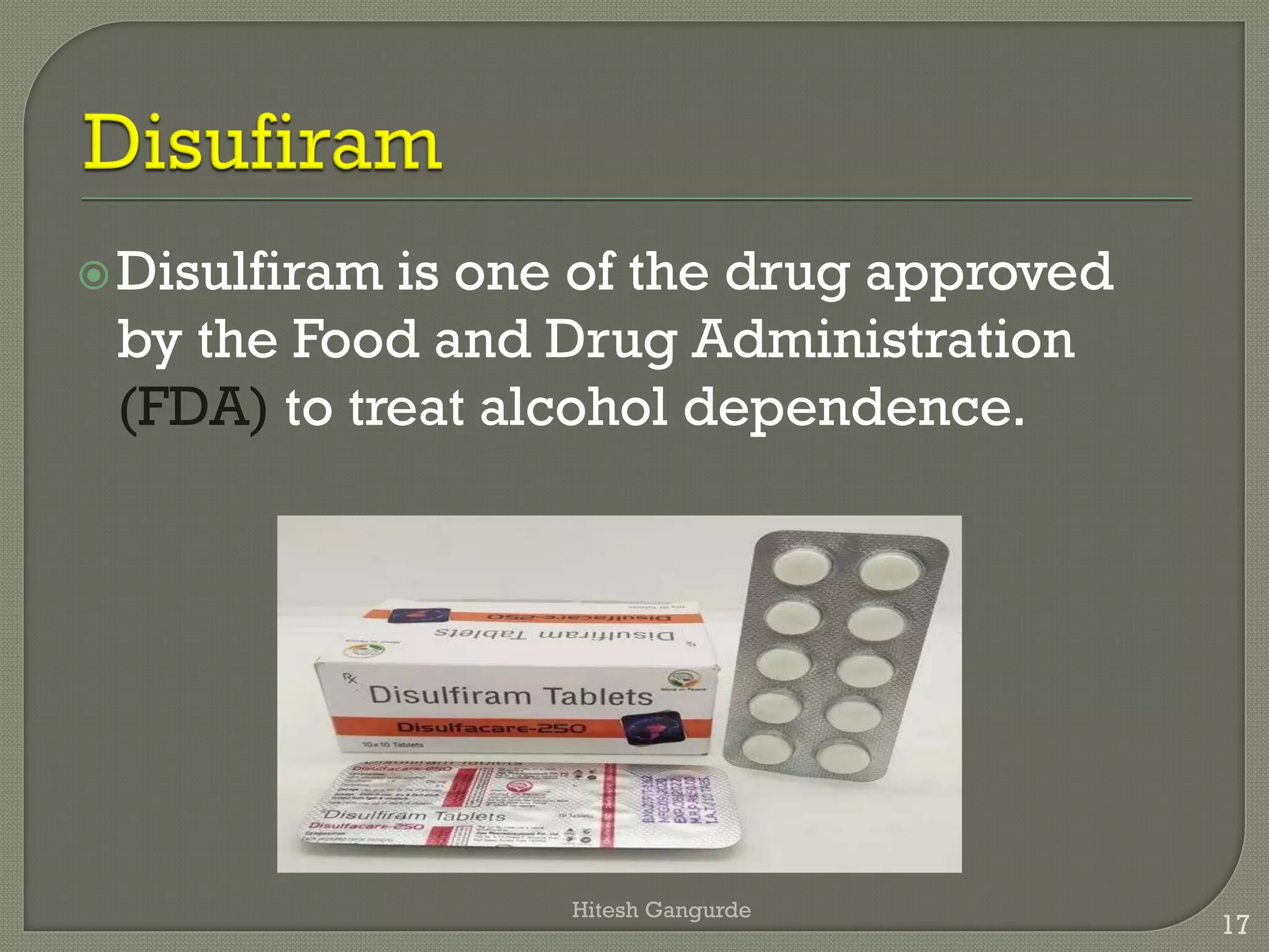 Alcohol and Disulfiram | PDF