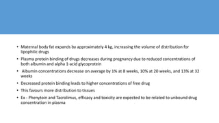 Pharmacodynamics in pregnancy and placenta.pptx