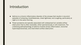 pharmacology...pptx PATHOPHYSIOLOGY OF ASTHMA | PPTX