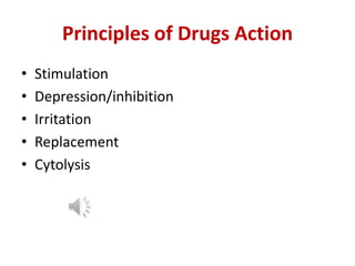 Pharmacology a subject of interest | PPTX