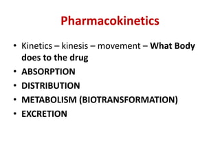 Pharmacology a subject of interest | PPTX