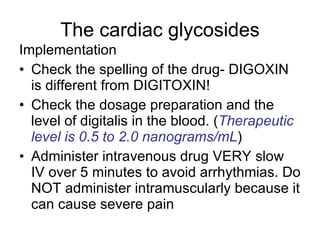 Pharmacology Cardiovascular Drugs | PPT