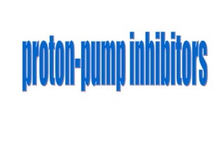 proton-pump inhibitors 
