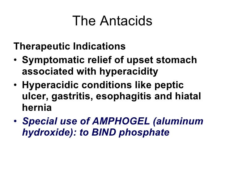 Pharmacology Git Drugs
