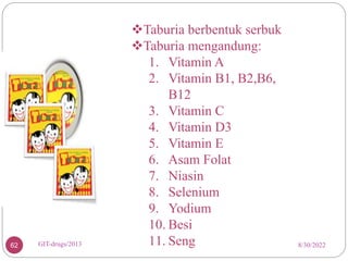 Taburia pharmacology-gitdrugs.ppt