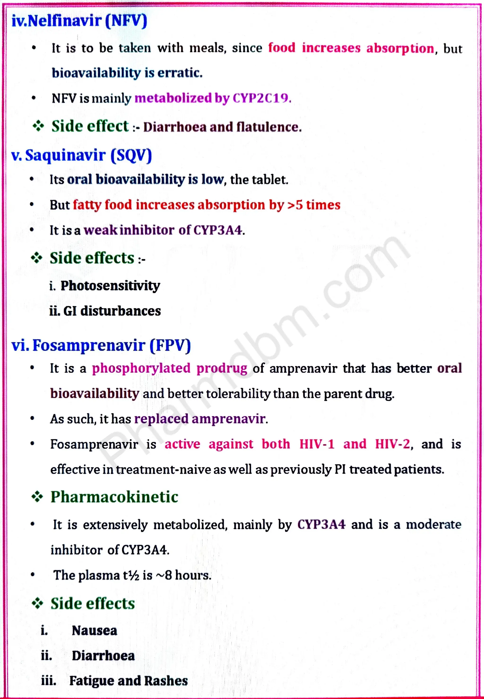 Pharmacology-III-unit-4 for b pharmacy 6th sem | PDF