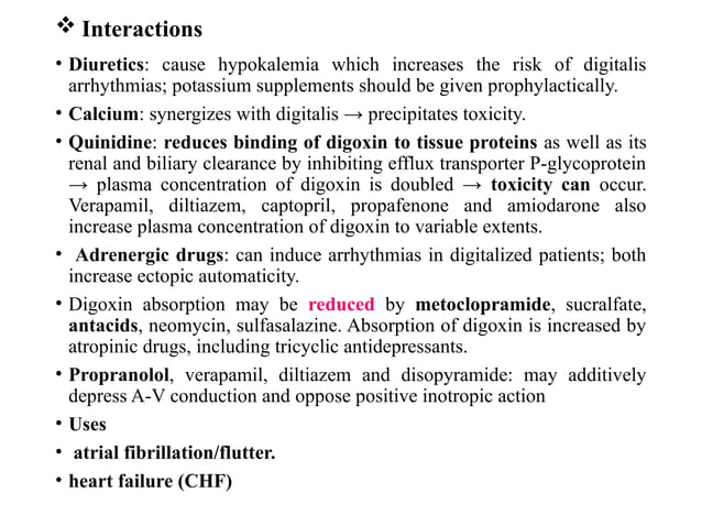 Pharmacology-II Unit-I. Pharmacology of Drugs Acting on Cardio Vascular ...