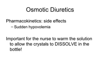 NurseReview.Org Pharmacology - Kidney Drugs | PPT