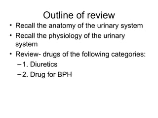 NurseReview.Org Pharmacology - Kidney Drugs | PPT