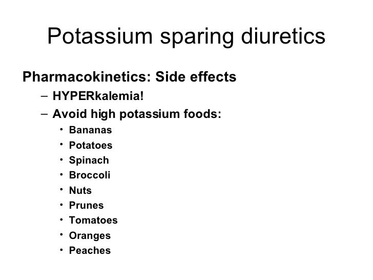 Aldactone Side Effects Potassium