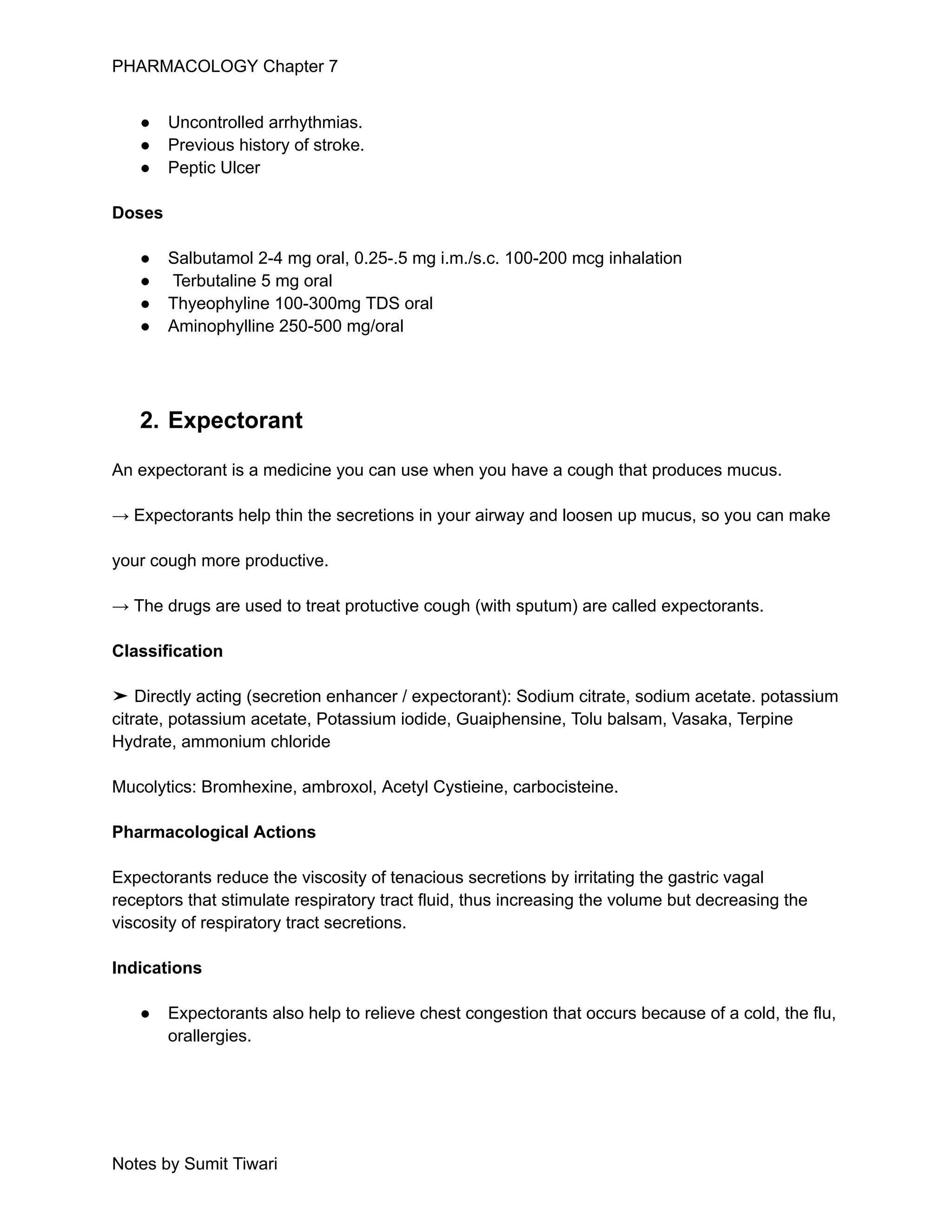 Pharmacology chapter No 7 full notes.pdf