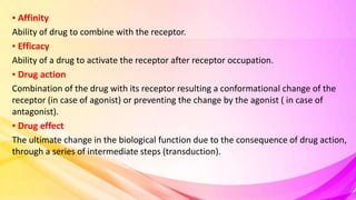 Basic terms of Pharmacology | PPTX