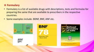 Basic terms of Pharmacology | PPTX