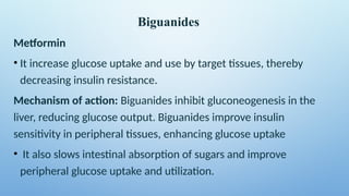 Drugs for diabetes pharmacology ...anti diabetic drugs | PPTX