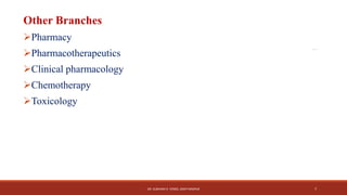 Pharmacology I Introduction to General Pharmacology | PPTX