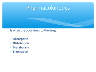 Pharmacology know why, know-what,know-how 
