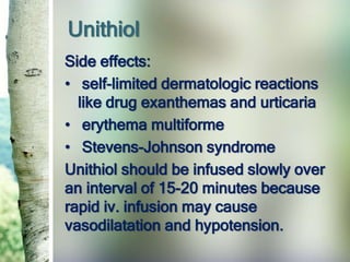 Pharmacology of chelators | PPSX