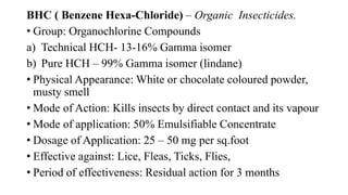Pharmacology of commonly used antisep, disinfect, insecticide | PPTX