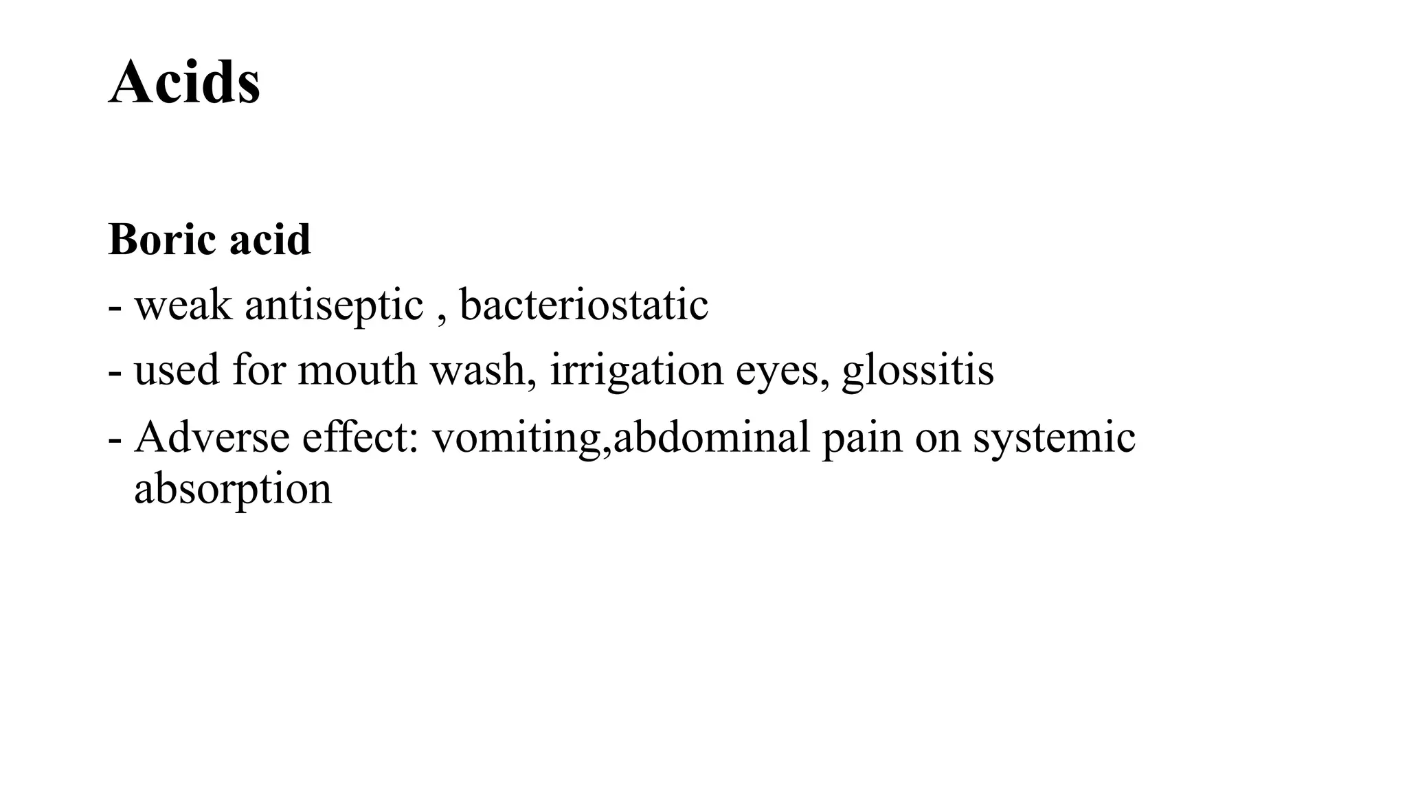 Pharmacology of commonly used antiseptic, desinfection etc | PPTX