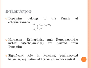Pharmacology of dopamine | PPTX